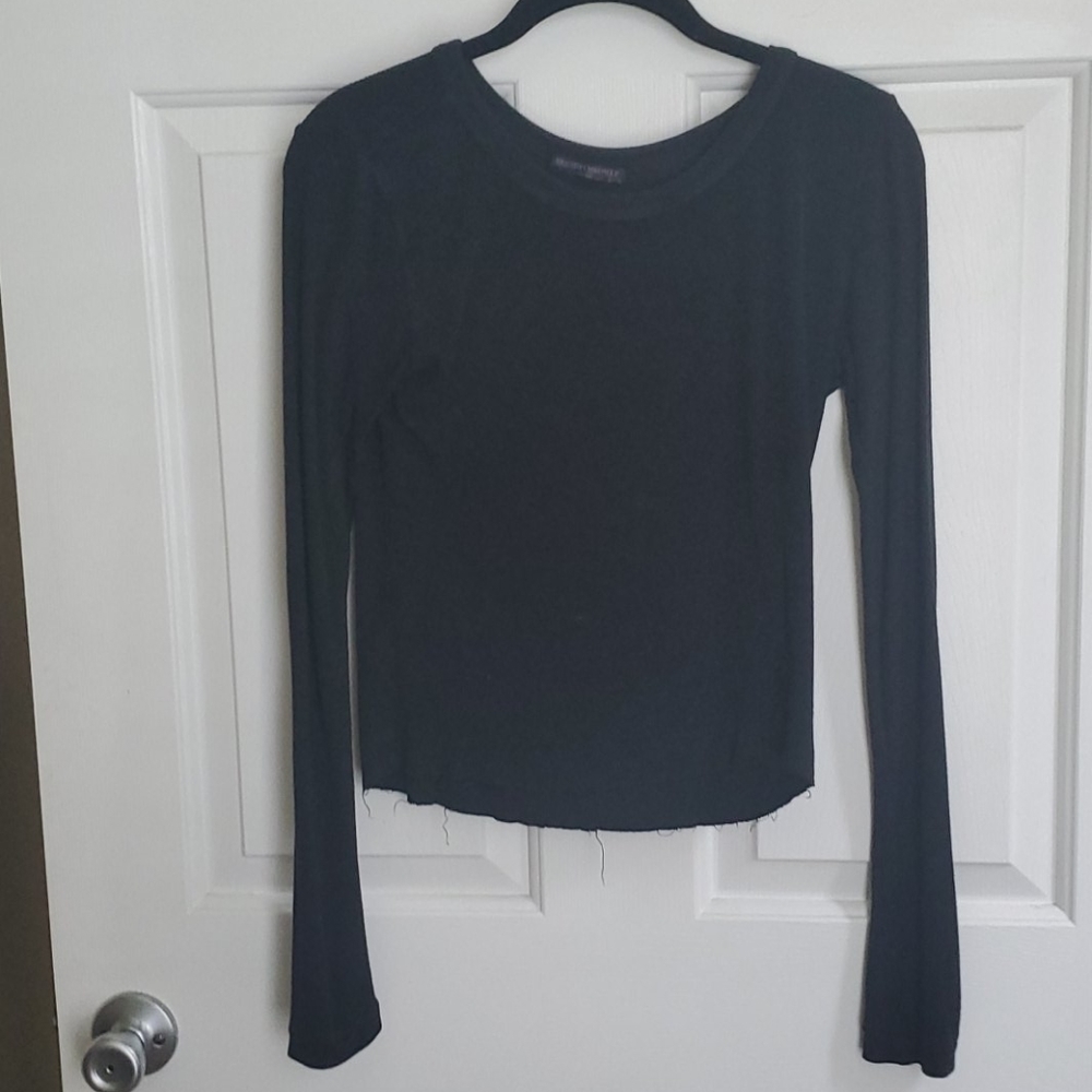 Cute and Grungy Black Long Sleeve Shirt